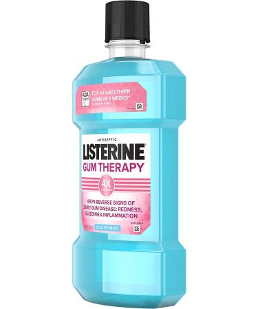 LISTERINE Gum Therapy Antiplaque & Anti-Gingivitis Mouthwash - Glacier Mint 1L (Pack of 2) - Buy Online on GoSupps.com