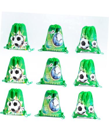 HOMSFOU 9pcs Kids Soccer Ball Kids Birthday Party Bags Gift Bags Football Treat Bags Football Goodie Bags Drawstring Burlap Bag Party Cookie Bag Kids Football Child Beam Port Storage Box - Buy Online on GoSupps.com
