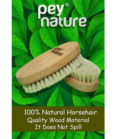 Peynature Premium Dry Brushing Body Brush - Natural Cellulite Treatment for Glowing Skin. Improve Circulation and Slow Aging with Round Exfoliating Brush for Skin Health - Horse Hair - Buy Online on GoSupps.com