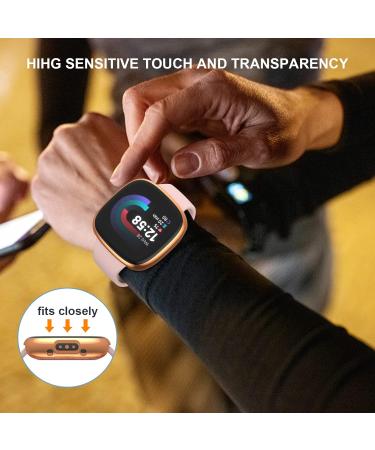 12 Pack Case for Fitbit Versa 4/Sense 2 with Screen Protector - Ultra-Thin, Scratch Resistant Cover for Slim Fit Plated Bumper - Haojavo Accessories - Buy Online on GoSupps.com