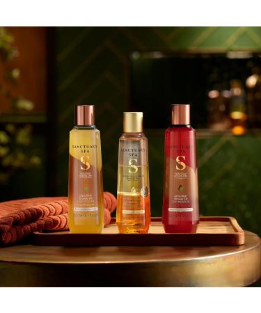 Sanctuary Spa Golden Sandalwood Three-Phase Shower Oil 3 Day Moisture Mineral Oil Free Cruelty Free & Vegan 250ml (Pack of 2) 250 ml (Pack of 2) - Buy Online on GoSupps.com