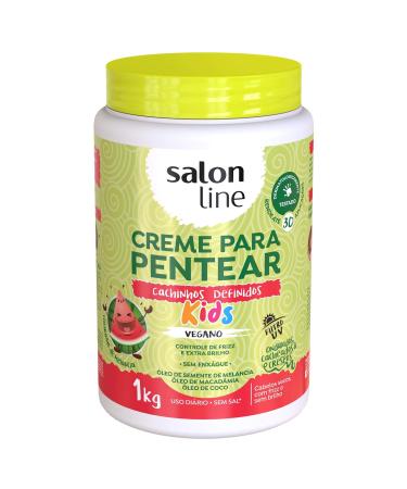 Salon Line - Linha Tratamento (Cachinhos Definidos) - Creme Para Pentear Kids 1000 Gr - (Salon Line - Treatment (Defined Curls) Collection - Kids Combing Cream net 35.27 Oz)