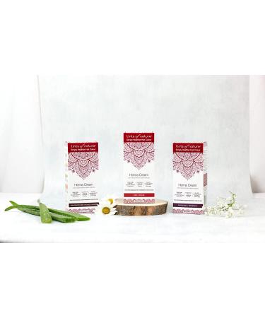 Tints of Nature Henna Cream Hair Colour - Organic Semi-Permanent Mahogany Red (70ml) - Buy Online on GoSupps.com