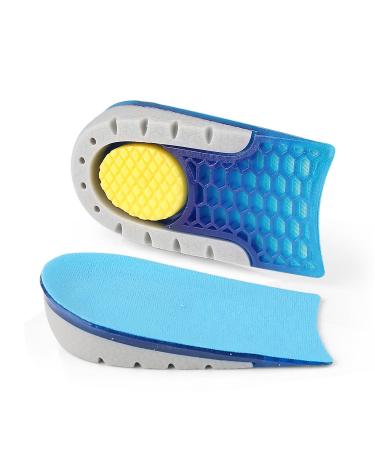 Heel Lift Inserts Height Increase Insole Gel Heel Lift Inserts Suitable for Men and Women with Leg Length Differences (One Size 1 Inch 2 Pairs)