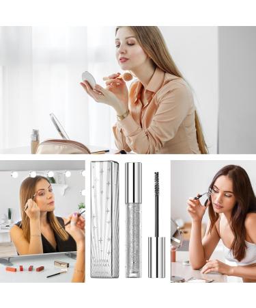  Yplkm Liquid Glitter Mascara Shiny Silver Gold Purple Voluminous Liquid Liquid Glitter Mascara Waterproof Eyelash Eyelash Eyelash Mascara for Women - Buy Online on GoSupps.com