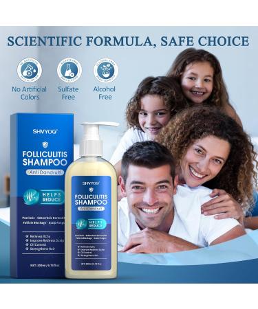  SHVYOG Anti-dandruff shampoo reduces dandruff relieves itching and redness of the scalp antifungal shampoos for seborrheic dermatitis folliculitis leather psoriasis - Buy Online on GoSupps.com