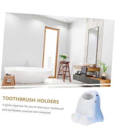 Zerodeko Rotatable Make-up Brush & Toothbrush Holder | Drill-Free Resin Organizer for Cosmetics & Pencils - 5x5x4.5cm - Buy Online on GoSupps.com