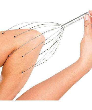 PEARL Head Massage Spider | Metal Handle Massager for Stress Relief - Best Anti-Stress Tool - Buy Online on GoSupps.com