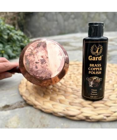 Premium Copper & Brass Cleaner | Aluminum Polish & Chrome Shine - 4.2oz (125ml) for Pots Pans & More - Buy Online on GoSupps.com