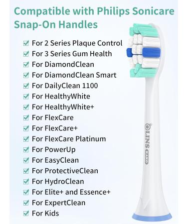 Replacement Brush Heads for Philips Sonicare Toothbrush - Pack of 8 E8-White | International Shipping Available - Buy Online on GoSupps.com
