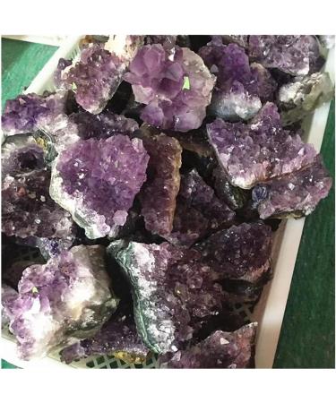 Gift for Family Natural Amethyst geode Cluster Purple Quartz Stones Crystal geode Amethyst Cluster for Home Decoration Lucky Stone (Color : Purple Size : 100-200g) 100-200g Purple - Buy Online on GoSupps.com