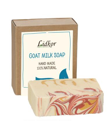 Lidkor Goat Milk Soap Handmade Soothing Effect 100g