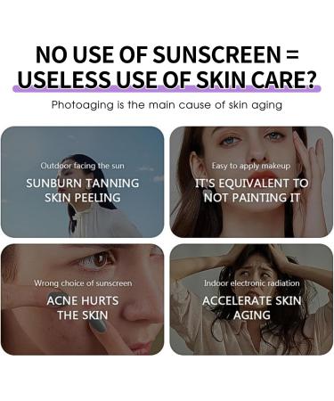 Sunscreen SPF 50+ Moisturizing Suncream SPF 50+ PA++++ Organic Sun Cream SPF 50 Face Sun Screen Long Lasting UVA/UVB Sun Protection Brightening Skin Tone Not Greasy 50g - Buy Online on GoSupps.com