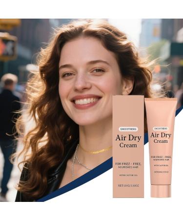 WOGXN Hair Cream For Styling 100g Anti Frizz Hair Care Conditioner For Air Drying Long Lasting Hydration Light Hold Smoothing Irons Defines Curl Enhancement Silky Shiny - Buy Online on GoSupps.com