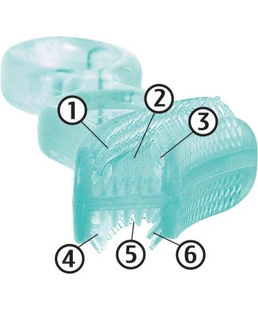 Baby Buddy Green Silicone First Toothbrush - Soft Bristles for Gentle Cleaning - Buy Online on GoSupps.com