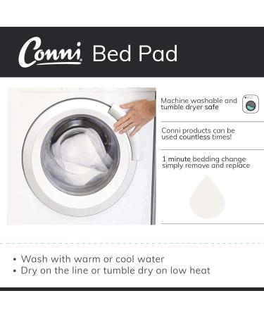 Conni Reusable Bed Protection Blanket - Absorbent Waterproof & Washable for Incontinence Bedwetting & Excessive Sweating | Lilac 100x100 cm - Buy Online on GoSupps.com