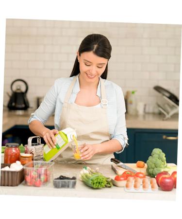 HOMSFOU 3pcs Egg Storage Box Basket Food Tray Refrigerator Egg Trays Egg Holder Refrigerator Door Stackable Assorted Colorx3pcs 17.5x8.5x2cmx3pcs - Buy Online on GoSupps.com
