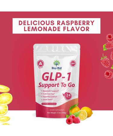 GLP-1 Supplement | Natural GLP-1 Production | GLP 1 Booster Drink Mix to Control Appetite and Cravings | Great Tasting Metabolic Support - Yerba Mate Garcinia Cambogia Berberine Raspberry Lemonade Raspberry Lemonade 24  - Buy Online on GoSupps.com