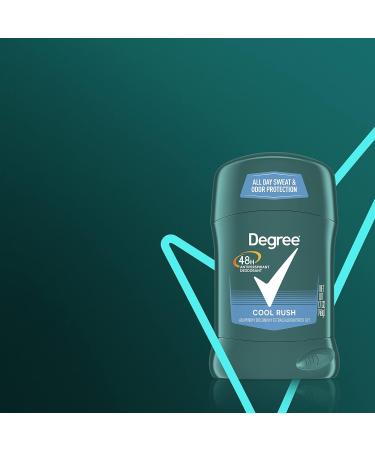 Degree Men Original Protection Antiperspirant Deodorant 48-Hour Sweat & Odor Protection Cool Rush 1.7oz - Pack of 12 - Buy Online on GoSupps.com