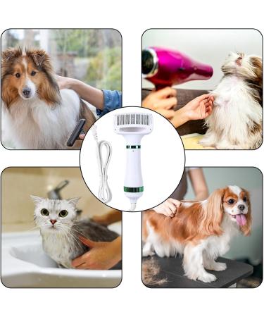 Pet Grooming Hair Dryer Grooming Bath Supplies with Brush | Quiet & Portable Dog Dryers with 3 Heat Settings for Bath Supplies Home & Travel Bairong British Regulatory - Buy Online on GoSupps.com