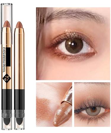 2 Shadow Pencil | Waterproof Long Lasting Eyeshadow Stick for Women Girls 2 in 1 Eyeshadow Stick Gives You Up to 12 Hours of Smudge-Proof Eyeshadow Makeup Milk Tea Brown Shzons 2 Pcs 03#milk Tea Brown - Buy Online on GoSupps.com