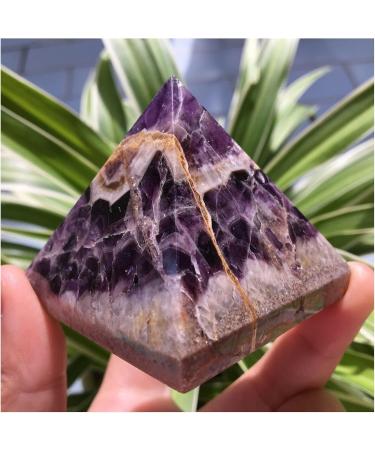 Natural Dream Amethyst Quartz Crystal Pyramid 4.5-5cm Stone Crystal Reiki - Buy Online on GoSupps.com