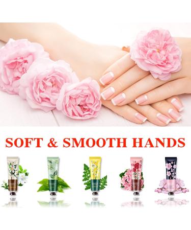 5 Pack Natural Botanical Fragrance Hand Cream Travel Gift Moisturizing Mini HandSet for Chapped and Work Hands Lotion Travel Size for Men and Women Natural Shea Butter and Aloe Vera 5p - Buy Online on GoSupps.com