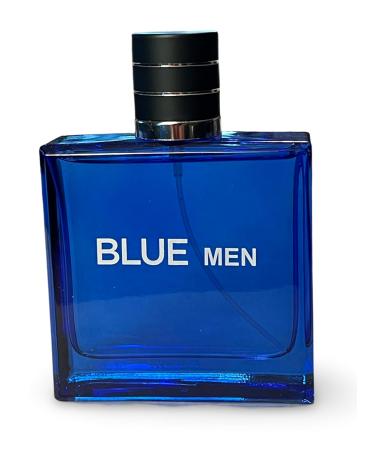 BLUE MEN Eau de Parfum for Men 3.4 Fl Oz Notes: Grapefruit Lemon Mint Vetiver - Buy Online on GoSupps.com