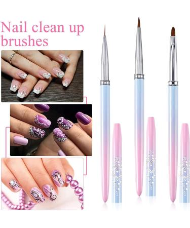 2 Dotting Tools for Nails | Polish Manicure Liner Brush Set 15 Fine Tip Nail Dotting for Salon Home Nail Dotting Outlining Frifer 2 Pcs 15 Sets - Buy Online on GoSupps.com