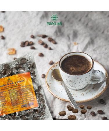 Propol-Mel - Coffee and Propolis Candy 500g | Sugar Free | Gluten Free | Handmade Spain | Oral and Throat Care | Intense Coffee and Propolis | For Bad Breath - Buy Online on GoSupps.com