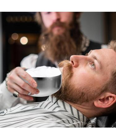 Magiclulu Stainless Steel Shaving Bowls for Men - Set of 2 Rust-Free Cup Holders with Lids | Premium Shaving Accessories - Buy Online on GoSupps.com