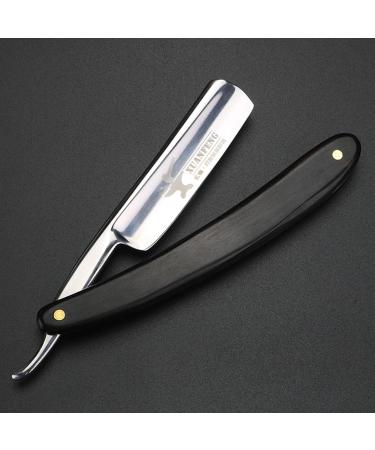Buy Vintage Wooden Straight Razor for Men - Stainless Steel Manual Shaving Kit | Premium Barber Hairdressing Razor #01 - International Shipping - Buy Online on GoSupps.com