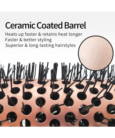 K&K 1.5 Inch Heated Curling Comb - Ceramic Tourmaline Ionic Volumizing Brush - Buy Online on GoSupps.com