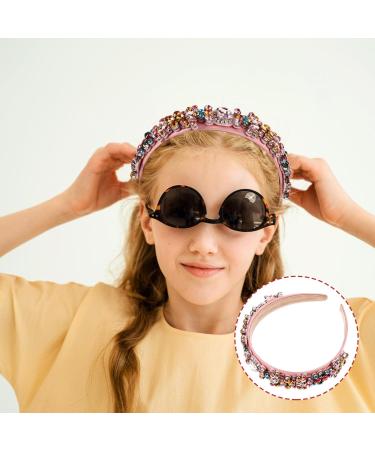 SHERCHPRY Women Sparkle Crystal Rhinestone Headband Shiny Crystal Headwear Vintage Hair Hoop - Buy Online on GoSupps.com