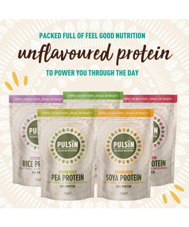 Pulsin Natural Unflavoured Vegan Hemp Protein Powder 1kg - High Protein, Low Carb, Gluten Free, Dairy Free, Rich in Omega 3 - 35 Kcal Per Serving - Buy Online on GoSupps.com