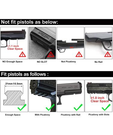 QR-Laser Green Laser Sight Gun Light Combo | 500 Lumens USB Rechargeable Flashlight | Strobe Function | For Pistols & Handguns | Upgraded GL10 - Buy Online on GoSupps.com