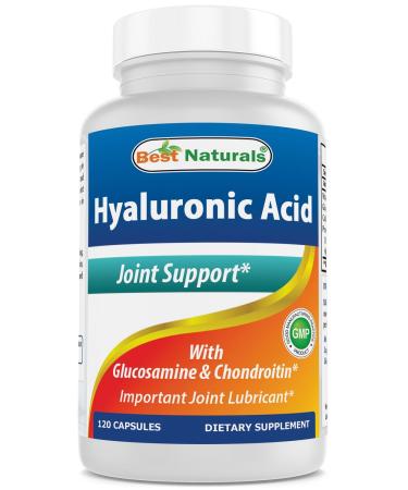 Best Naturals Hyaluronic Acid 100 mg 120 Capsules - Support Healthy Joints and Youthful Skin (859375002702) 120 Count (Pack of 1) - Buy Online on GoSupps.com