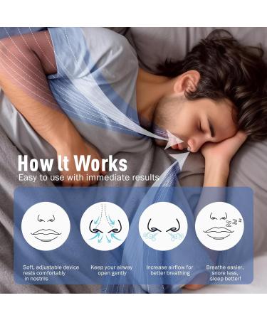 Effective Anti Snoring Devices - Adjustable Magnet Silicone Nose Clip for Quieter Sleep | Snore Stopper Solution - Buy Online on GoSupps.com
