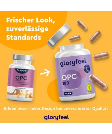 Premium OPC Grape Seed Extract Capsules 1052mg - Natural French Grapes with Vitamin C - Pure & Additive-Free - Made in Germany - Buy Online on GoSupps.com