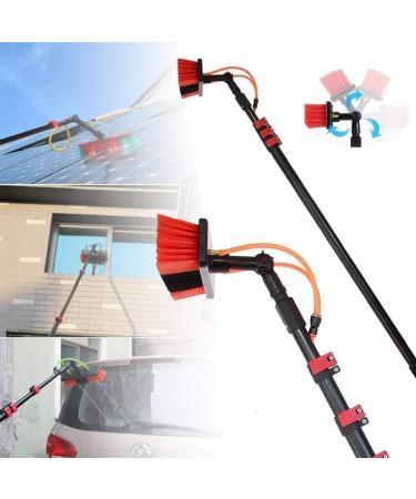 Window Cleaning Telescopic Brush Window Clean Water Fed Telescopic Brush Extendable Cleaner Conservatory Roof Cleaning Tools (Color : 20ft/6m)