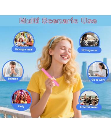 Chewable Essential Oil Breath Stick 4Pcs Chewable Breather Sticks Equipped with 8 Bold Replacement Cores for Travel Office Car (Multicolor) - Buy Online on GoSupps.com