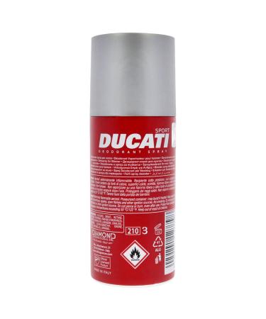 Ducati Sport Deodorant for Men - Amber Fougere Scent with Lavender Bergamot & Sandalwood - Perfect for Active Lifestyles - 5.07 oz - Buy Online on GoSupps.com