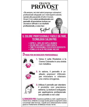 Franck Provost Expert Permanent Hair Colouring Excellent Coverage Professional Colour 1.0 Nero Ebano - Buy Online on GoSupps.com