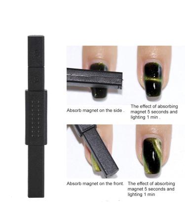 Nail Art Cat Eye Magnetic Pen & Double Head Plate - 3D Effect UV Gel Manicure Tools - Buy Online on GoSupps.com