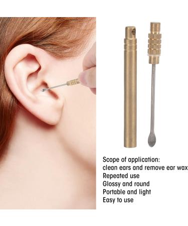 HERCHR Metal Ear Spoon Curette Remover | Earpick Tool for Cleaning Ears - Buy Online on GoSupps.com