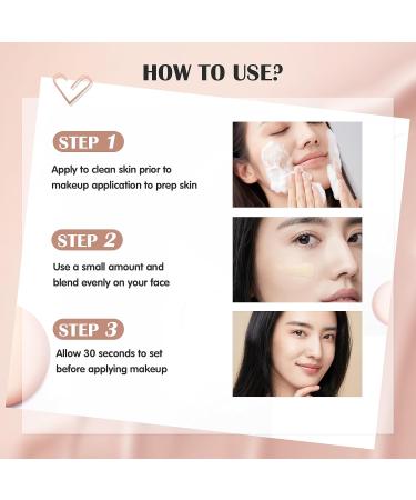 Hydrating Makeup Primer with Hyaluronic Acid - Shine Control & Moisture for Long-Lasting Makeup | 0.71 FL.OZ - Buy Online on GoSupps.com