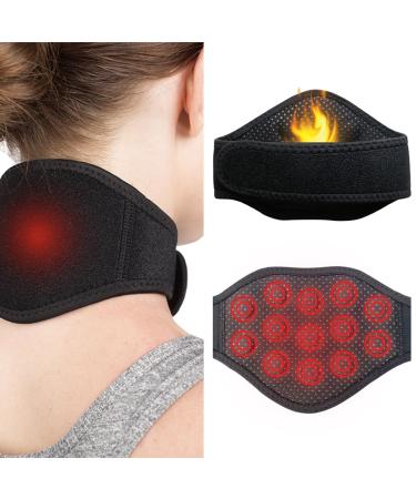 Neck warmer heated neck support magnetic therapy neck support winter self -heating neck bandage neck protection neck crauses neck bandage thermal insulation neck theat pillow neck pain 13 magnets