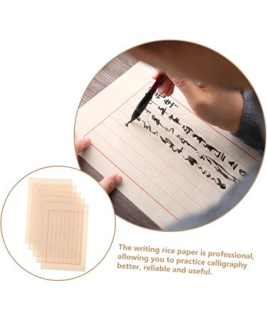 Operitacx 50 Sheets Rice Paper Calligraphy Art Paper Raw Xuan Paper Calligraphy Paper for Beginners Japan - Buy Online on GoSupps.com
