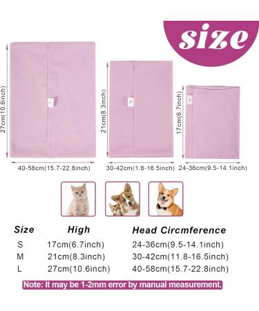 Pattepoint Die Muffs for Dogs | Noise Protection & Comfort | Hooded Sweaters for Small Dogs & Cats | Neck & Ear Warmer Hoodie | Lila Large - Buy Online on GoSupps.com