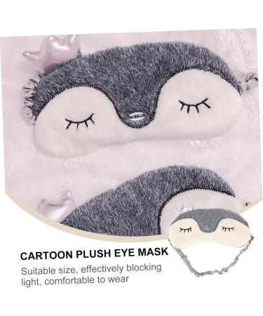 FOMIYES 3 Pcs Cartoon Eye Blindfolds - Comfortable Sleep Mask & Plush Toy - Blackout Light Eyeshade for Women - Ideal Eye Cover for Restful Sleep - Buy Online on GoSupps.com